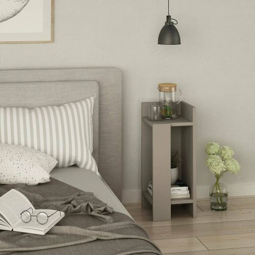 Comodino classico tortora 25x27x60h cm - Germana