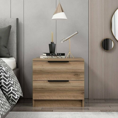 Comodino in legno noce 50x47x40h cm - Iune