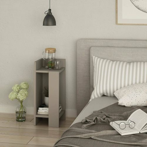 Comodino stretto tortora 25x27x60h cm - Asterix