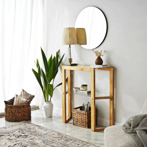 Consolle 85x31x85h cm quercia - Barga