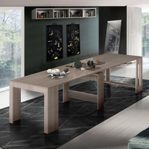 Consolle estensibile 4-12 posti rovere - Anello