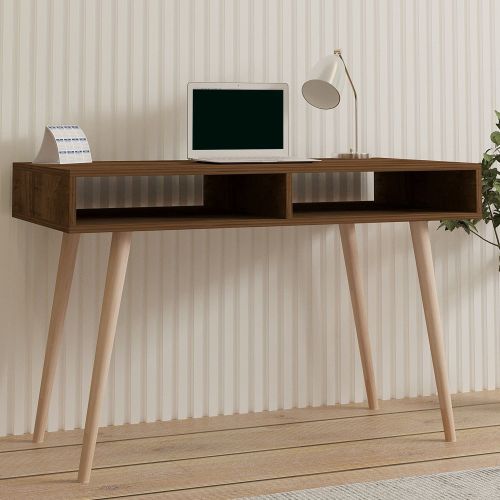 Consolle Marrone Noce Marrone Rovere 2 Vani Colore Ripiano Marrone 120x60x75h cm, Colore Struttura Marrone - Busachi
