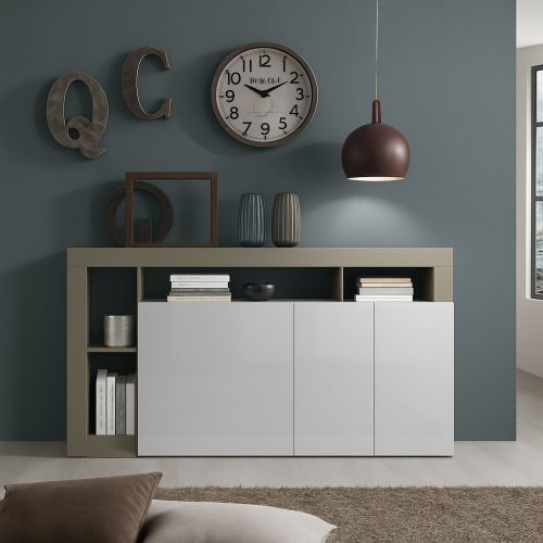 Credenza Americano, 146x42 h93 cm, Bianco