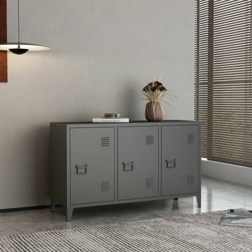 Credenza ardesia 120x40x73h cm 3 ante - Cocullo