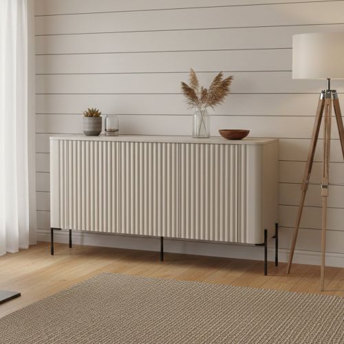 Credenza beige 150x39x80h cm 3 ante - Susegana