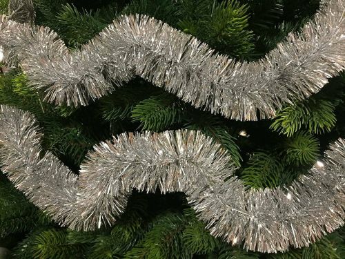 Decorazione da Natale Bill, 1000x8 h8 cm, Argento