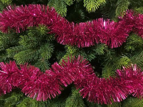 Decorazione da Natale Bill, 1000x8 h8 cm, Fuxia