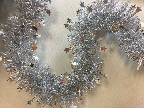 Decorazione da Natale Caloy, 1000x8 h8 cm, Argento