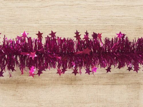 Decorazione da Natale Caloy, 1000x8 h8 cm, Fuxia