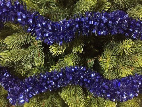 Decorazione da Natale Dolly, 1000x8 h8 cm, Blu