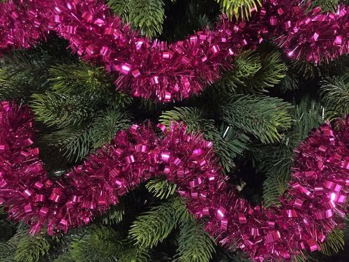 Decorazione da Natale Dolly, 1000x8 h8 cm, Fuxia