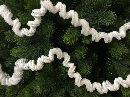 Decorazione da Natale Narda, 2000x7 h7 cm, Bianco