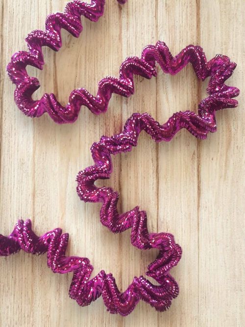 Decorazione da Natale Narda, 2000x7 h7 cm, Fuxia