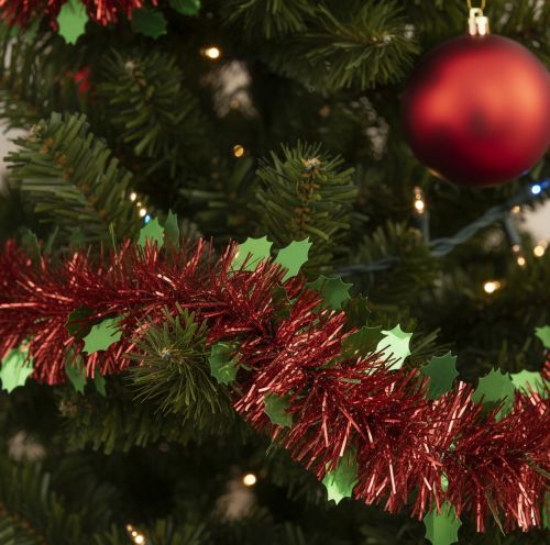 Decorazione da Natale Rosso Verde Colore Struttura Verde, - Corone
