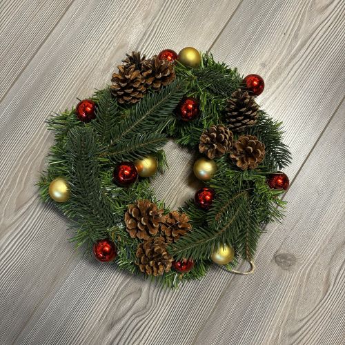 Decorazione da Natale Verde Rosso Colore Struttura Rosso, - Zogno