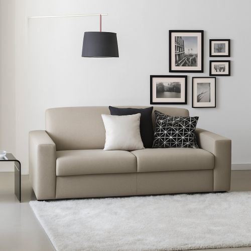 Divano 3 posti tortora 200x95x90h cm - Larimar