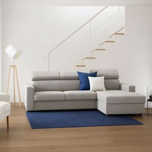 Divano 4 posti tortora 280x95x85h cm - Ameno