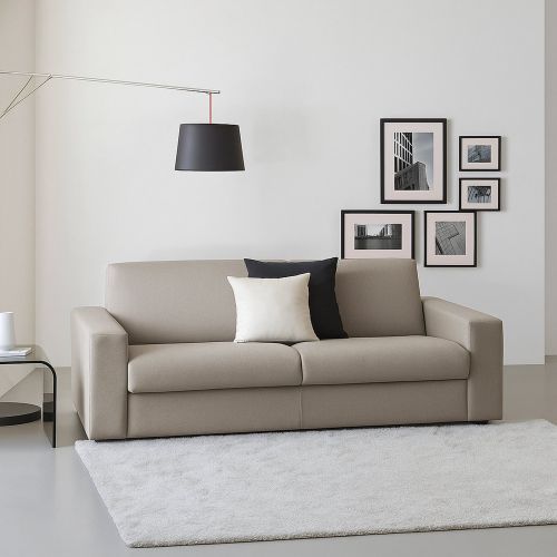 Divano comodo tortora 180x95x90h cm - Azzurrite