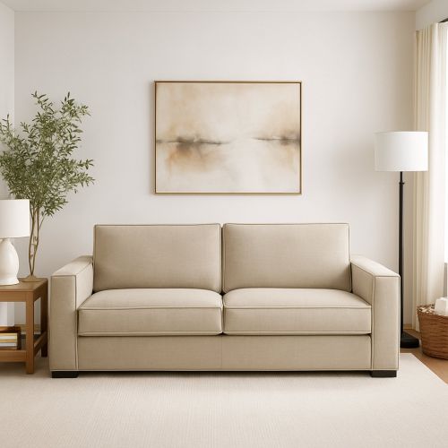 Divano contenitore beige 160x95x90h cm - Aglientu