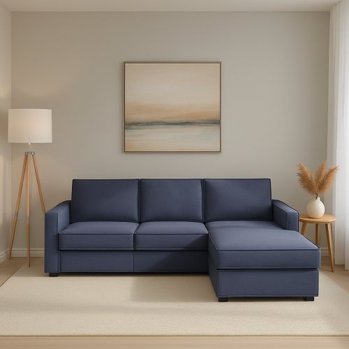 Divano design blu 280x95x90h cm - Ametrino