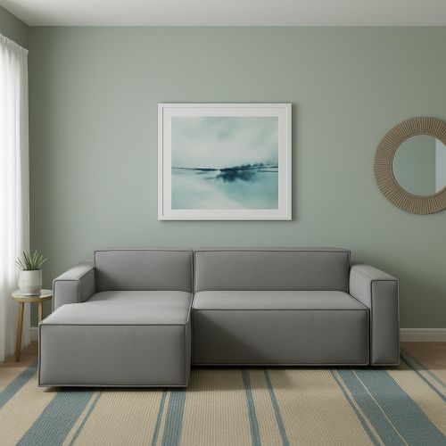 Divano design grigio 240x170x70h cm - Assurte