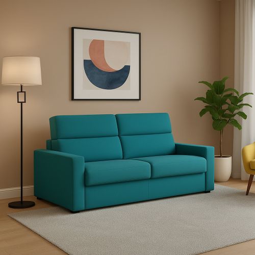 Divano elegante azzurro 180x95x100h cm - Vialfre