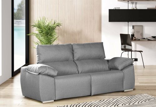 Divano elegante grigio 190x100x100h cm - Assiria
