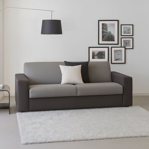 Divano elegante grigio e antracite 200x95x90h cm - Azier