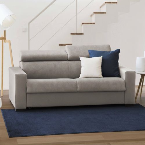 Divano letto 2 posti tortora 160x95cm - Alinia
