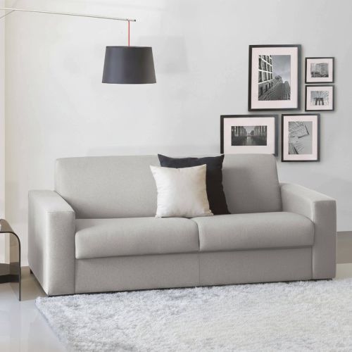 Divano letto compatto grigio 180x95cm - Akito