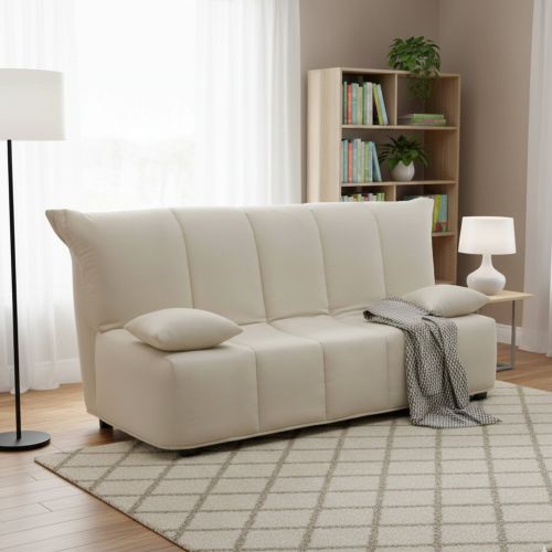 Divano letto moderno beige 125x90cm - Ariska