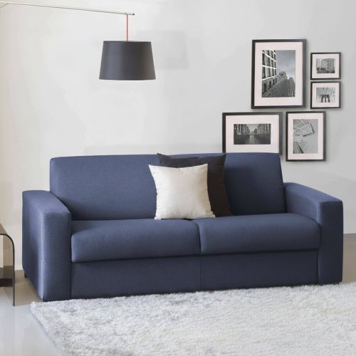 Divano letto moderno blu 200x95cm - Zinnia