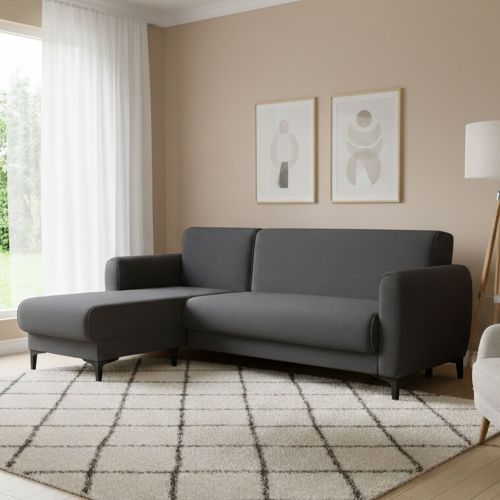 Divano letto per ospiti blu 230x153cm - Aber