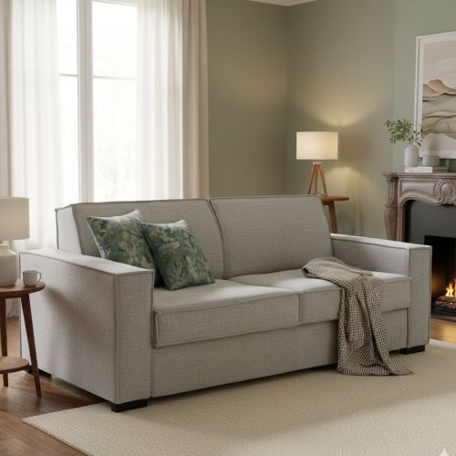 Divano letto reclinabile grigio 180x95cm - Alano