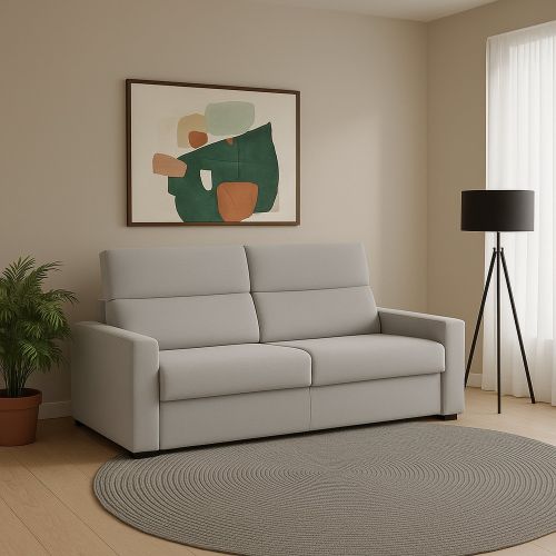 Divano sfoderabile beige 180x95x100h cm - Vialfre