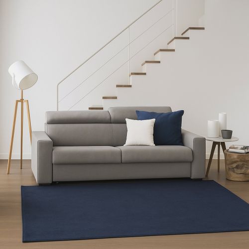 Divano sfoderabile tortora 180x95x85h cm - Kiev