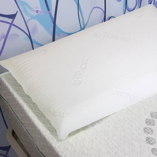 Guanciale Prezzemolo, Made in Italy, 70x40 h14 cm, Bianco