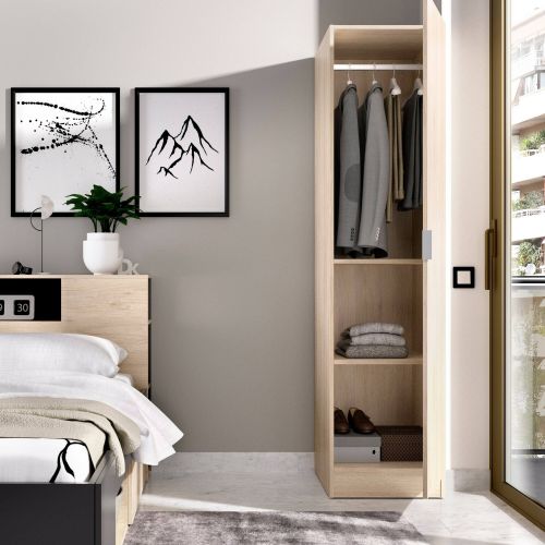 Guardaroba 1 anta- rovere slim 40x184h cm - Nxy