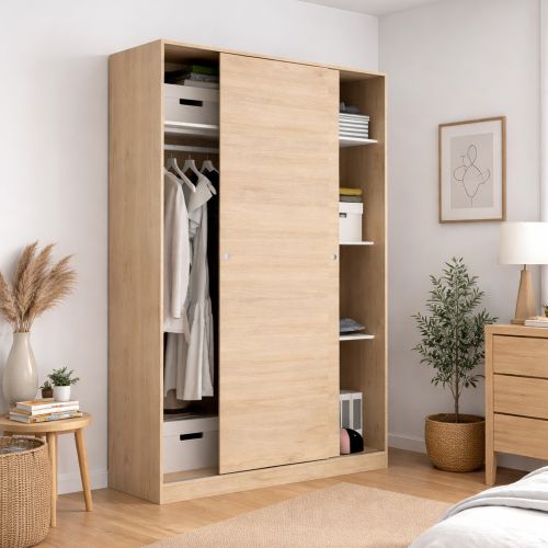 Guardaroba 2 ante rovere 120x204h cm - Alyson