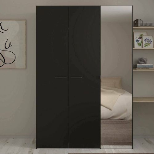Guardaroba 3 ante- nero salvaspazio 150x218h cm - Arce