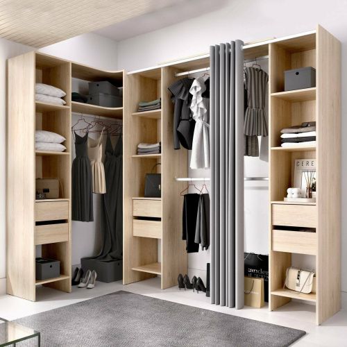 Guardaroba classico rovere 234x205h cm - Alanno