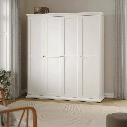 Guardaroba con appendiabiti bianco 181x200h cm - Ayas