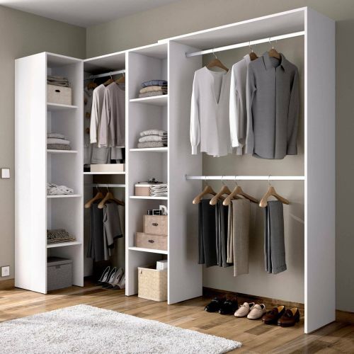 Guardaroba grande classico bianco 228x187h cm - Antilope
