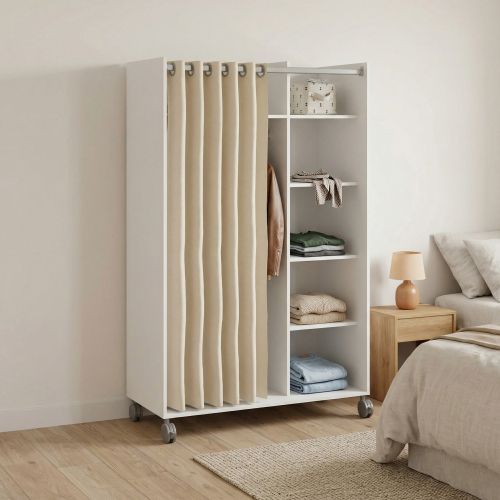Guardaroba grande classico bianco 99x160h cm - Alfangon