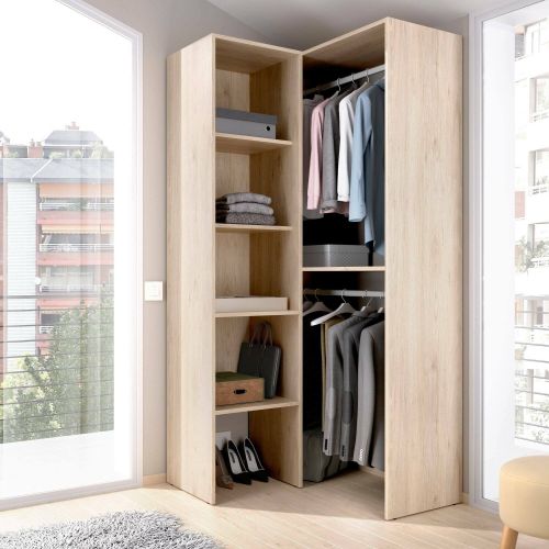 Guardaroba grande con appendiabiti rovere 79x185h cm - Arpagone