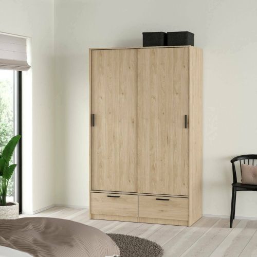 Guardaroba in legno rovere 121x200h cm - Kammuri