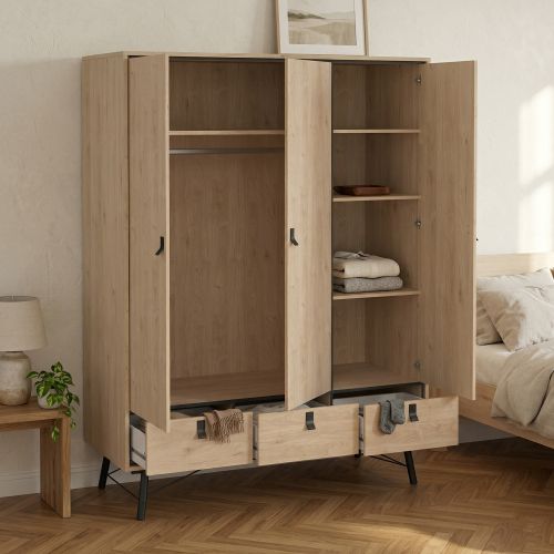 Guardaroba in legno rovere 150x200h cm - Virgil