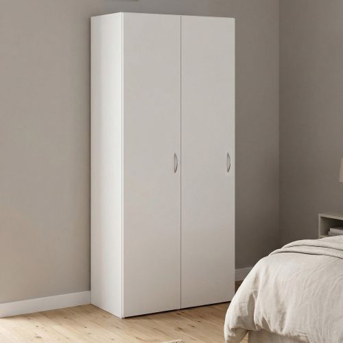 Guardaroba salvaspazio bianco 78x175h cm - Mimma