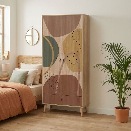 Guardaroba salvaspazio multicolore 80x190h cm - Atomic
