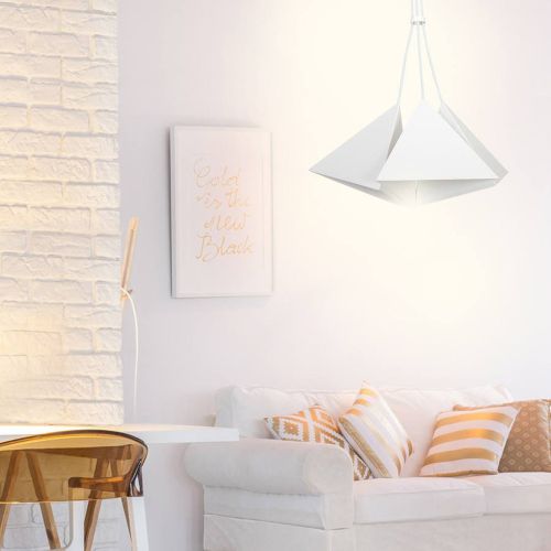 Lampada a Sospensione Bianco, - Busso